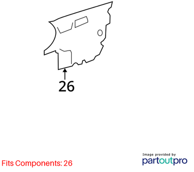 Mercedes-Benz Sealing Frame 2217200978