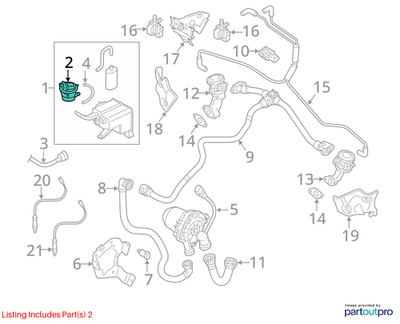Audi 2007-2015 Q7 Leak Detection Pump 7L8906271A