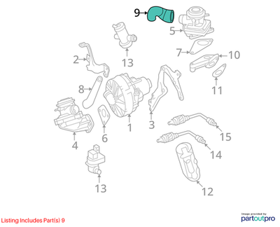 Mercedes-Benz Molded Hose 2721421183