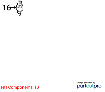 Audi A4 2.0L TFSI Windshield Washer Pump 1K5955651