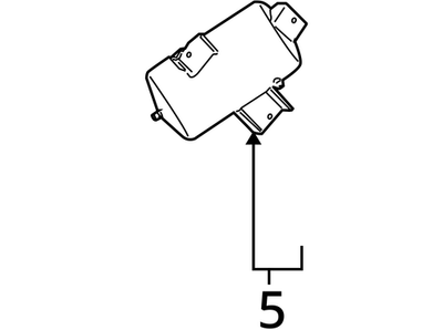 2004-2006 Volkswagen Phaeton Pressure Unit 3W0616201A