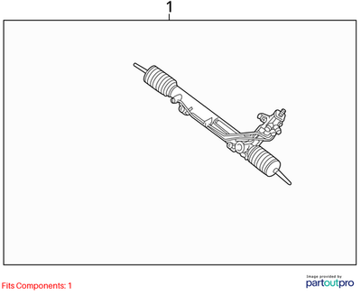 2009 BMW X5 Hydraulic Steering Gear Used OEM 32106771418