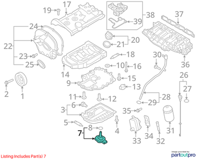 Audi 2006-2013 A3 Engine Oil Level Sensor 06E907660