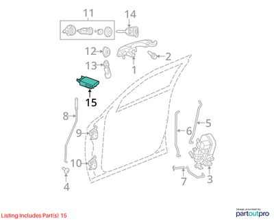 Dodge 2006-2009 Dodge Charger Keyless Entry Receiver 5026182AF