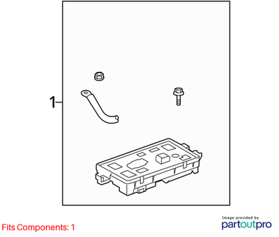 Chevrolet 2010-2011 Chevrolet Camaro Fuse Box 22765979