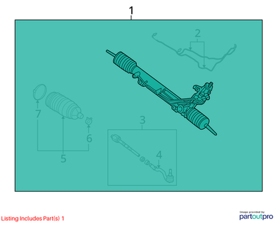 2009 BMW X5 Hydraulic Steering Gear REMAN Used OEM 32106771418