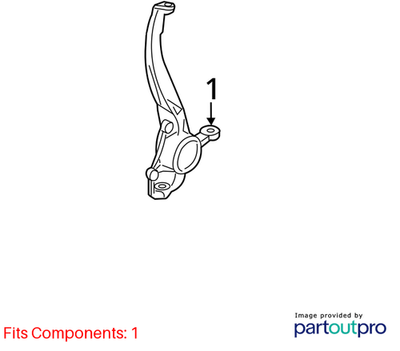 Volkswagen 2011-2017 Touareg Steering Knuckle 7P6407245A
