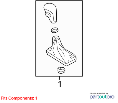 Audi 2012-2015 A6 Automatic Transmission Shift Lever Knob 4G1713139DNIJ