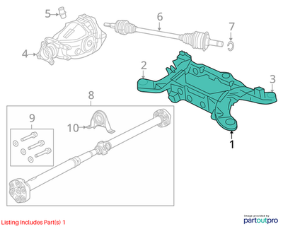Dodge 08-10 Challenger Suspension Subframe Crossmember 4782324AG