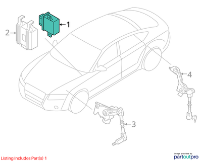 Audi 2009-2017 Q5 Headlight Control Module 4H0907357B
