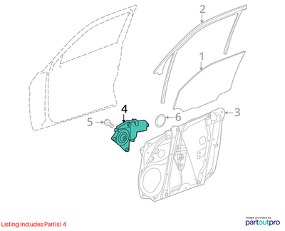 Mercedes-Benz 08-15 C300 Power Window Motor 2129066702