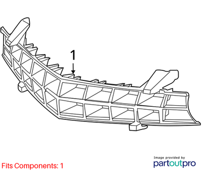 Chevrolet 2014-2015 Camaro Front Upper Grille 22829516