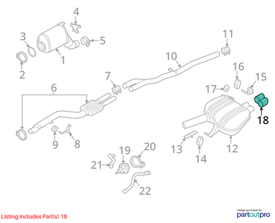 2011–2016 BMW 520i Chrome Exhaust Tailpipe Trim USED OEM 18307823928