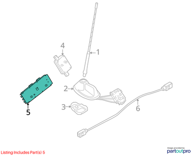 2007–2013 Mini Cooper Antenna Amplifier OEM 65203416765