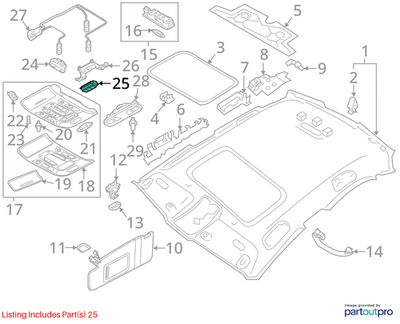 Audi 2014-2018 RS7 Garage Door Transmitter 4G09597196PS