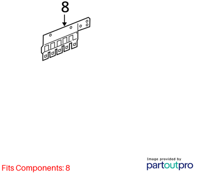 Volkswagen 2016-2018 Tiguan Multi-Purpose Fuse 3C0937629D