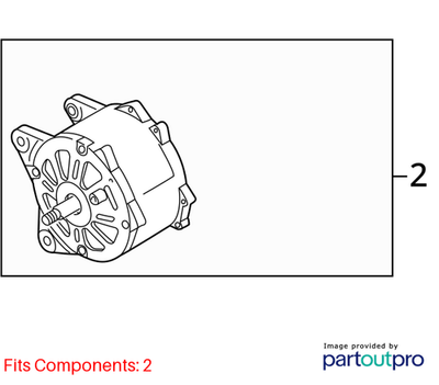 Volkswagen 09-10 Volkswagen Jetta Alternator 06B903019EX
