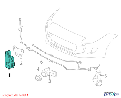 2018 Jaguar F-Pace In-Car Sensor Used OEM T2H6173