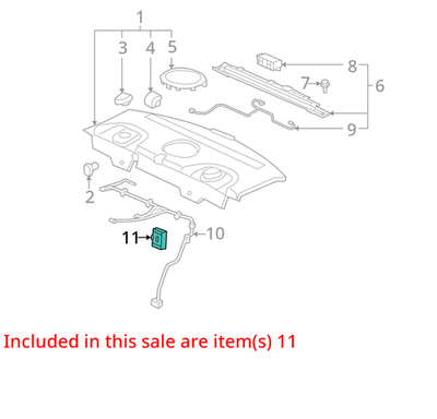 2006-2016 Cadillac Escalade Remote Control Door Lock Receiver 20803735