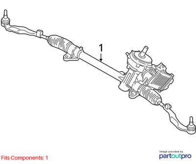 2016 Mini Cooper Clubman Steering Rack Used OEM 32106884140