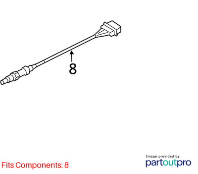Volkswagen 2012-2019 Volkswagen Beetle Oxygen Sensor 06K906262CE