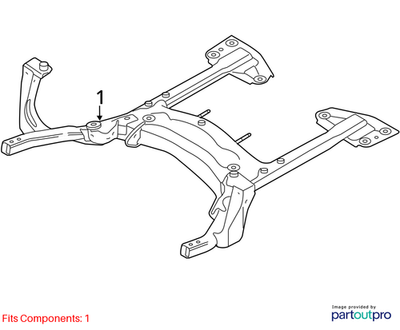 2006-2013 Mini Cooper Front Subframe / Cross-Member Used OEM 31116772229