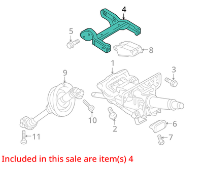 2008-2017 Audi S4 Steering Column Mount Bracket 8K1419250C