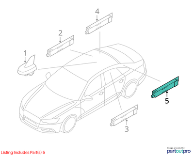 2012–2018 Audi A6 / A7 Antenna Amplifier Used OEM 4G5035225A