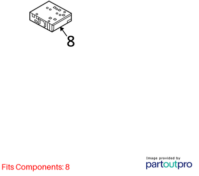 Audi 2011-2018 A6 Radio Control Unit 4G0035080B