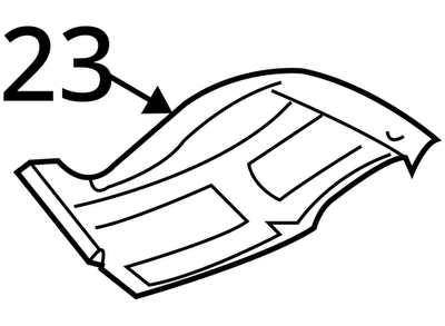 2009-2017 Infiniti QX70 Diffuser-Rear,RH 748A21CA0A