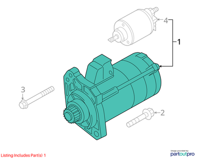Audi 2016 Audi A8 Starter Motor 079911021G