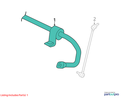 2011–2018 VW Jetta Front Suspension Stabilizer Bar Used OEM 5C0411303