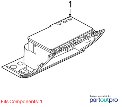 2015-2018 Audi A6 Glove Box 4G1880104A6PS