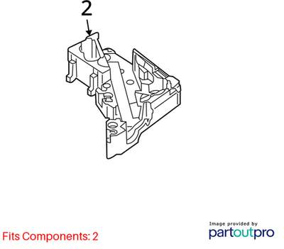 Audi 2007-2015 Audi Q7 Jack Carrier 4L0012112C