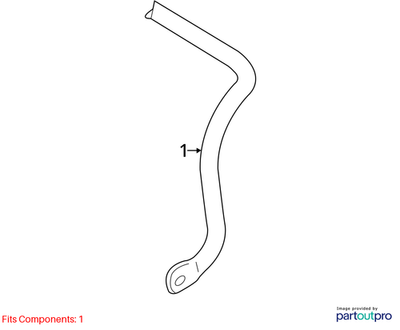 Volkswagen Suspension Stabilizer Bar 1K0511409CA