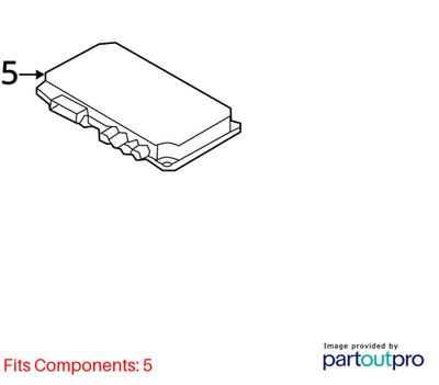 Audi 2011-2018 A6 Parking Aid Control Module 4H0907428B