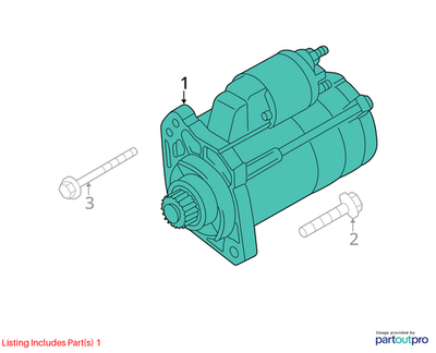 Audi 2013-2015 A6 Starter Motor 06E911021F