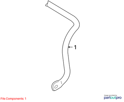 Volkswagen 2009-2017 Volkswagen Tiguan Rear Stabilizer Bar 3C0511409A