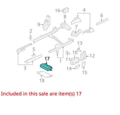 2007-2016 Audi A5 Power Seat Control Module 8T0959760B
