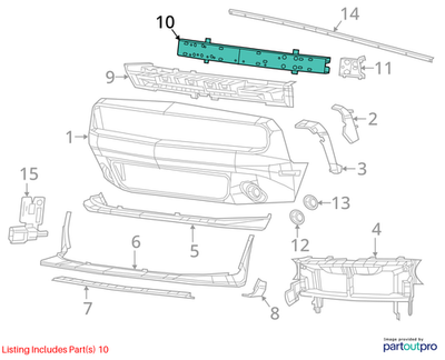 Dodge 06-23 Charger Front Bumper Reinforcement 68100209AE