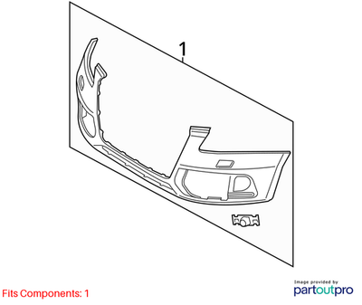 2013 Audi Q5 Front Bumper Cover Used OEM 8R0807065AGRU