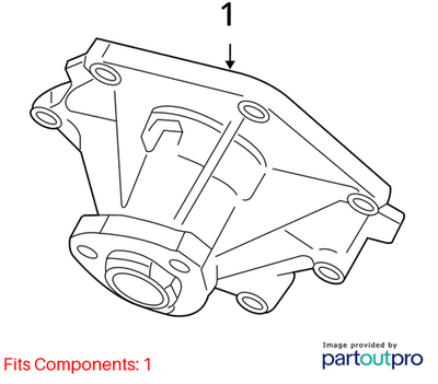 Audi Engine Water Pump 06E121018B