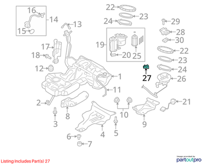 2009–2012 Audi A4 Fuel Filler Neck Pipe Used OEM 8K0201865B