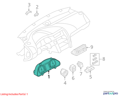 Audi 2007-2025 Q7 Instrument Cluster 4L0920950E