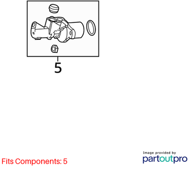 2010-2017 Mercedes-Benz C250 Brake Master Cylinder 2044300501