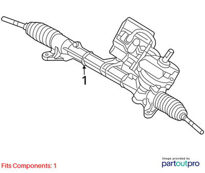 2012 Mini Cooper Countryman Electric Steering Gear Used OEM 32109810037