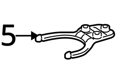 2003 Mercedes-Benz E320 Rear View Mirror Bracket 2118100411