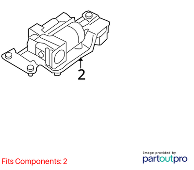 2011–2014 BMW X6 Air Supply Device Used OEM 37206859714