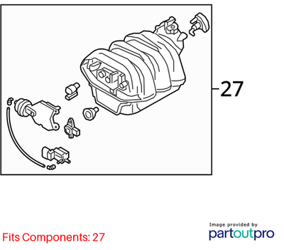 Audi 2008-2010 A4 Engine Intake Manifold 06E133210Q
