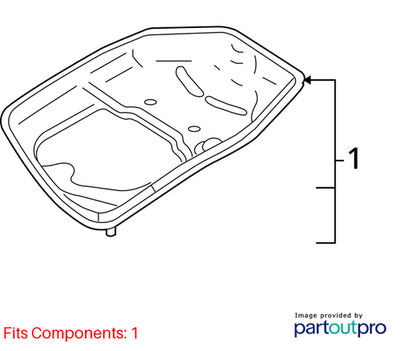Audi 2007-2011 Audi A8 Transmission Oil Pan 09L321359A